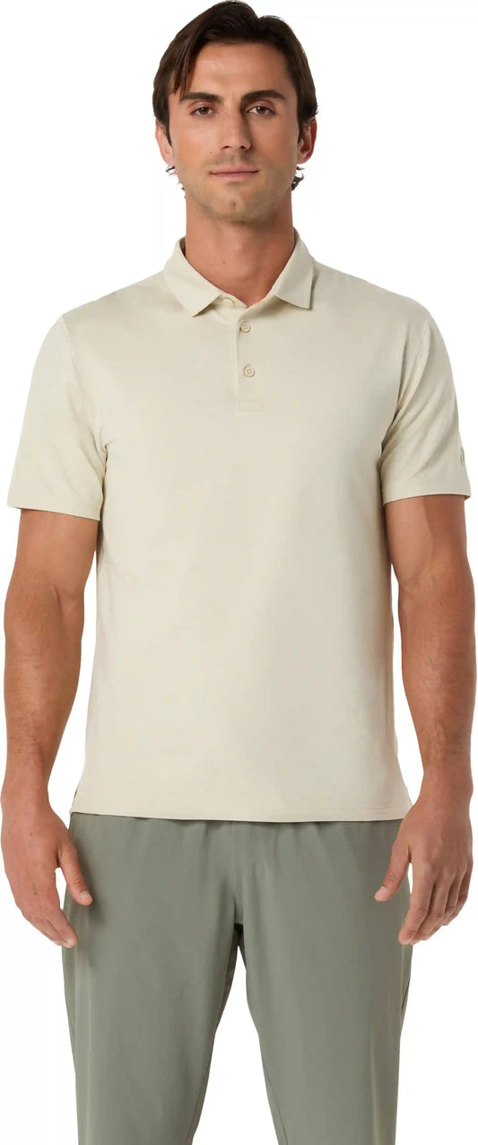 REFINED TEXTURE SHORT SLEEVE POLO-SHIRT