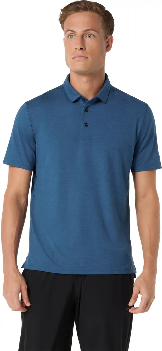 REFINED TEXTURE SHORT SLEEVE POLO-SHIRT