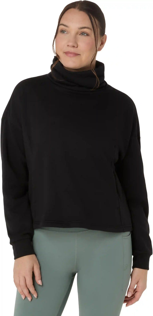NAGINO FRENCH TERRY HIGH NECK TOP