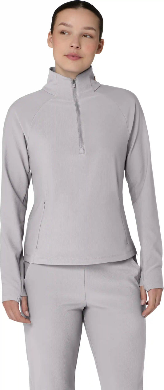 WOMEN'S RIB HALF ZIP